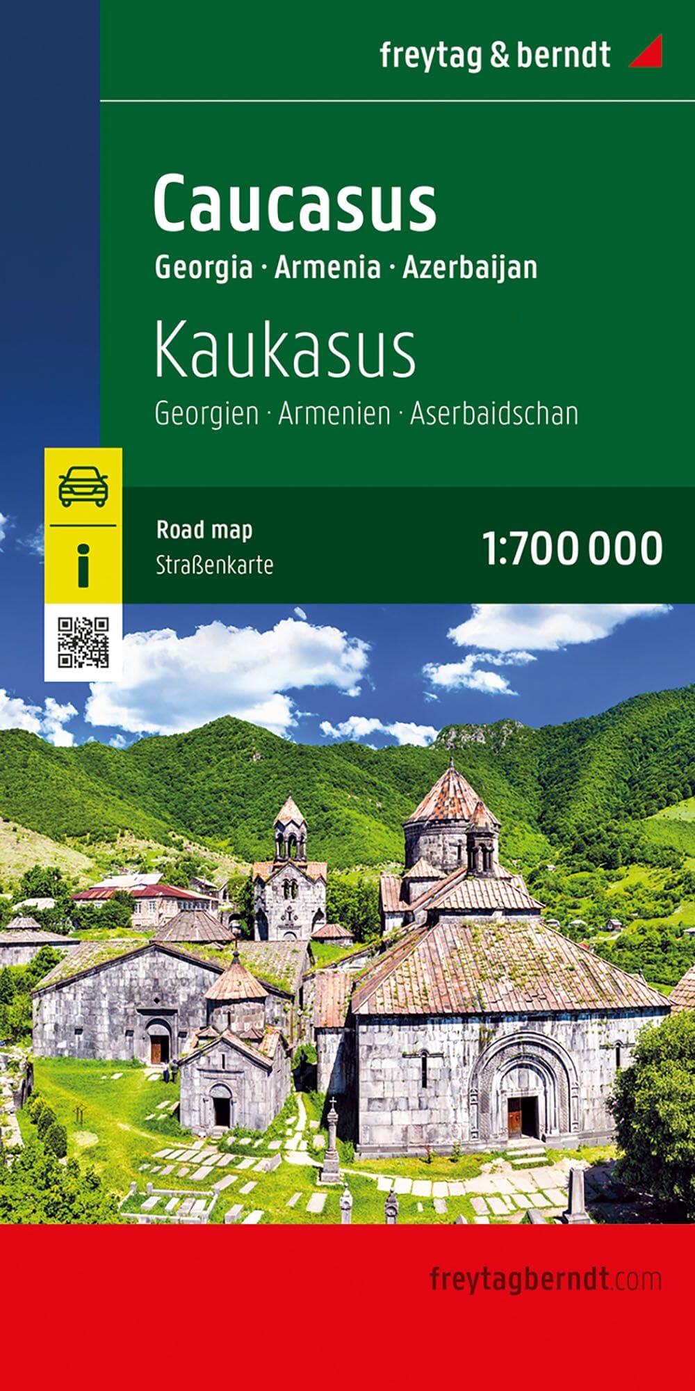 Carte routière - Caucase (Arménie, Géorgie & Azerbaijan) | Freytag & Berndt carte routière Freytag & Berndt