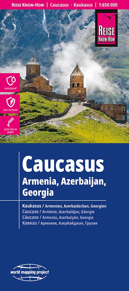 Carte routière - Caucase | Reise Know How carte routière Reise Know-How 