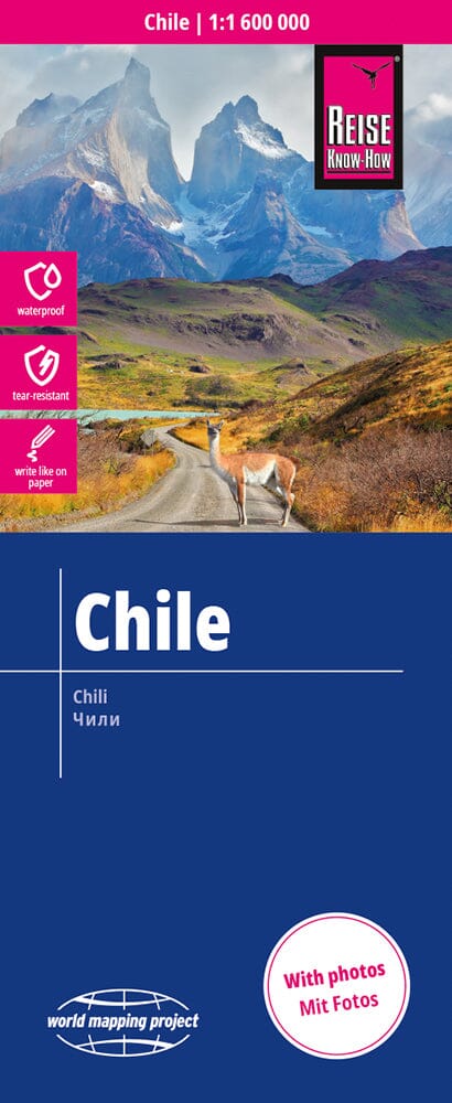 Carte routière - Chili | Reise Know How carte routière Reise Know-How