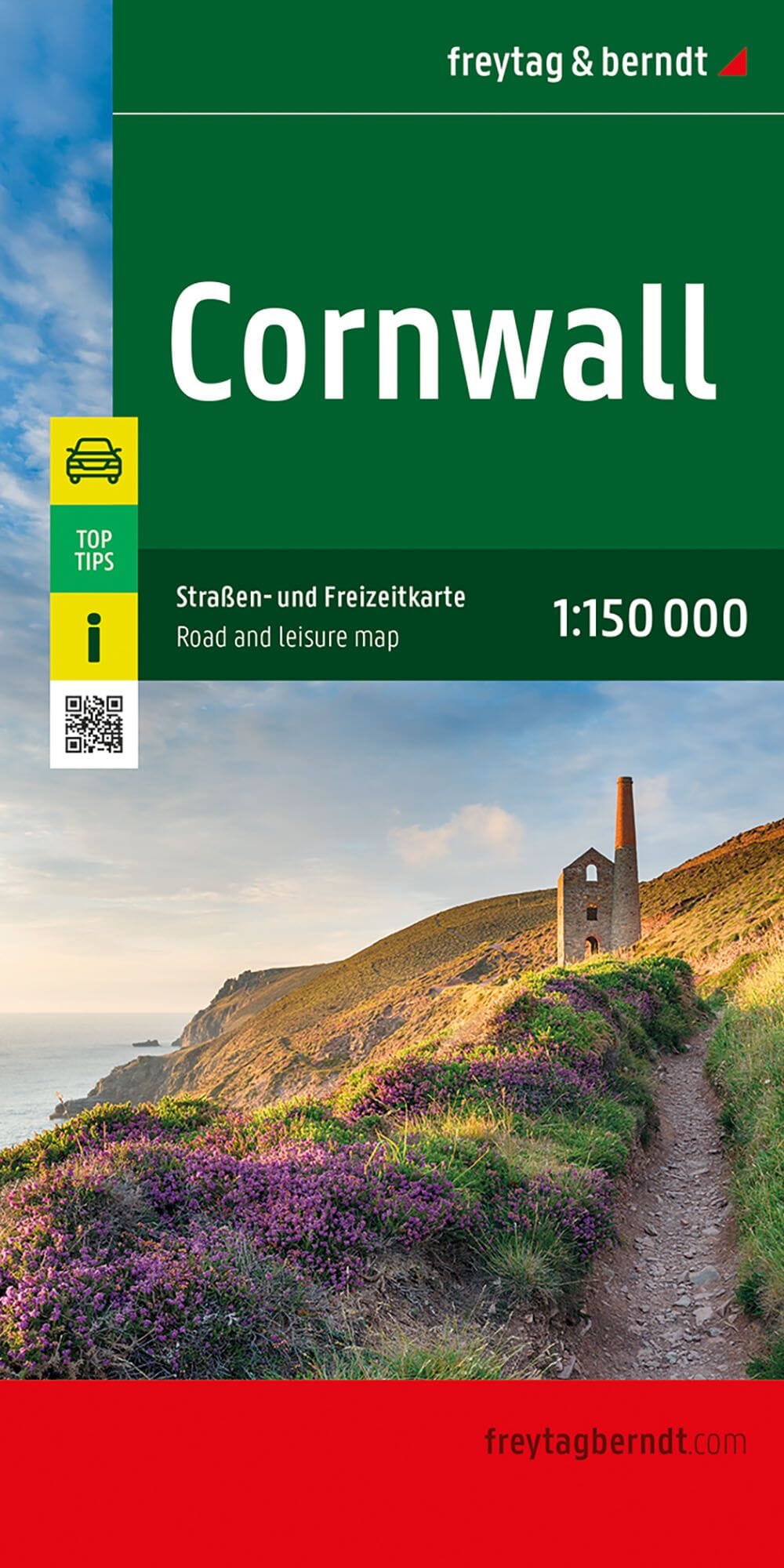 Carte routière - Cornouailles (Angleterre) | Freytag & Berndt carte routière Freytag & Berndt 