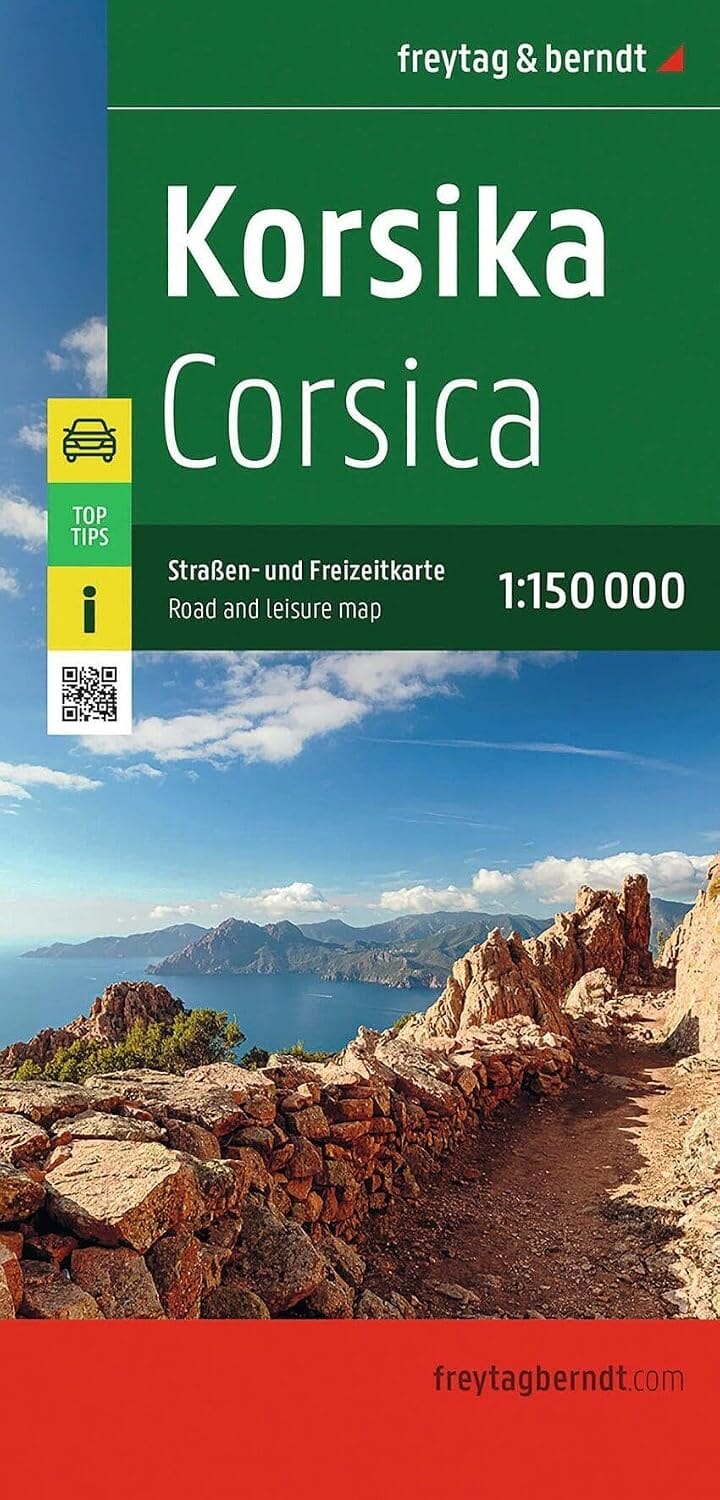 Carte routière - Corse | Freytag & Berndt - 1:150 000 carte routière Freytag & Berndt