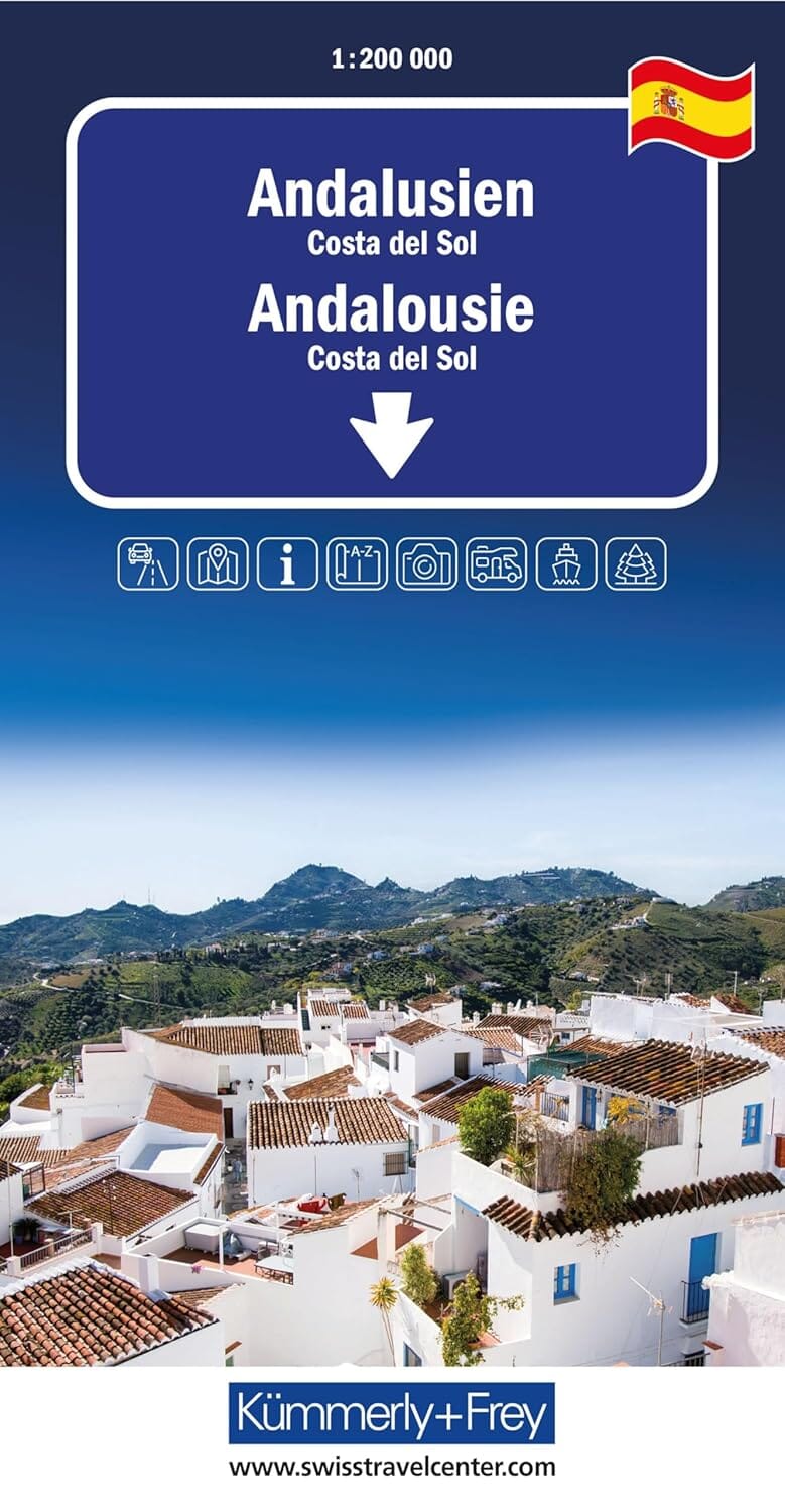 Carte routière - Costa del Sol (Andalousie) | Kümmerly & Frey carte pliée Kümmerly & Frey 
