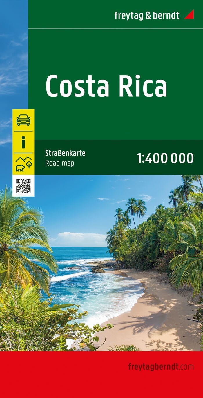 Carte routière - Costa Rica | Freytag & Berndt carte routière Freytag & Berndt