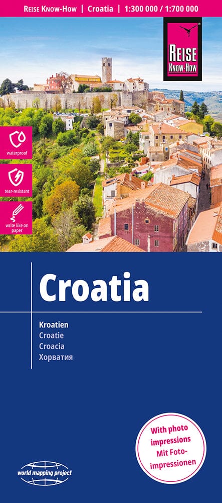 Carte routière - Croatie | Reise Know How carte routière Reise Know-How