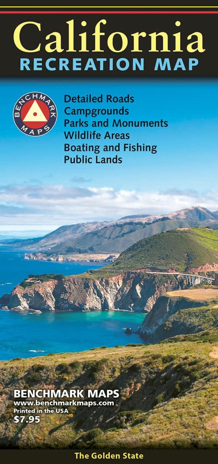 Carte routière de la Californie | Benchmark Maps carte routière Benchmark Maps