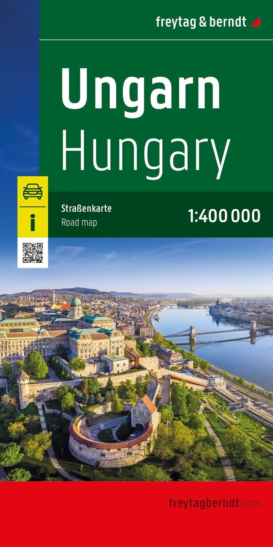 Carte routière de la Hongrie - 1:400 000 | Freytag & Berndt carte routière Freytag & Berndt 