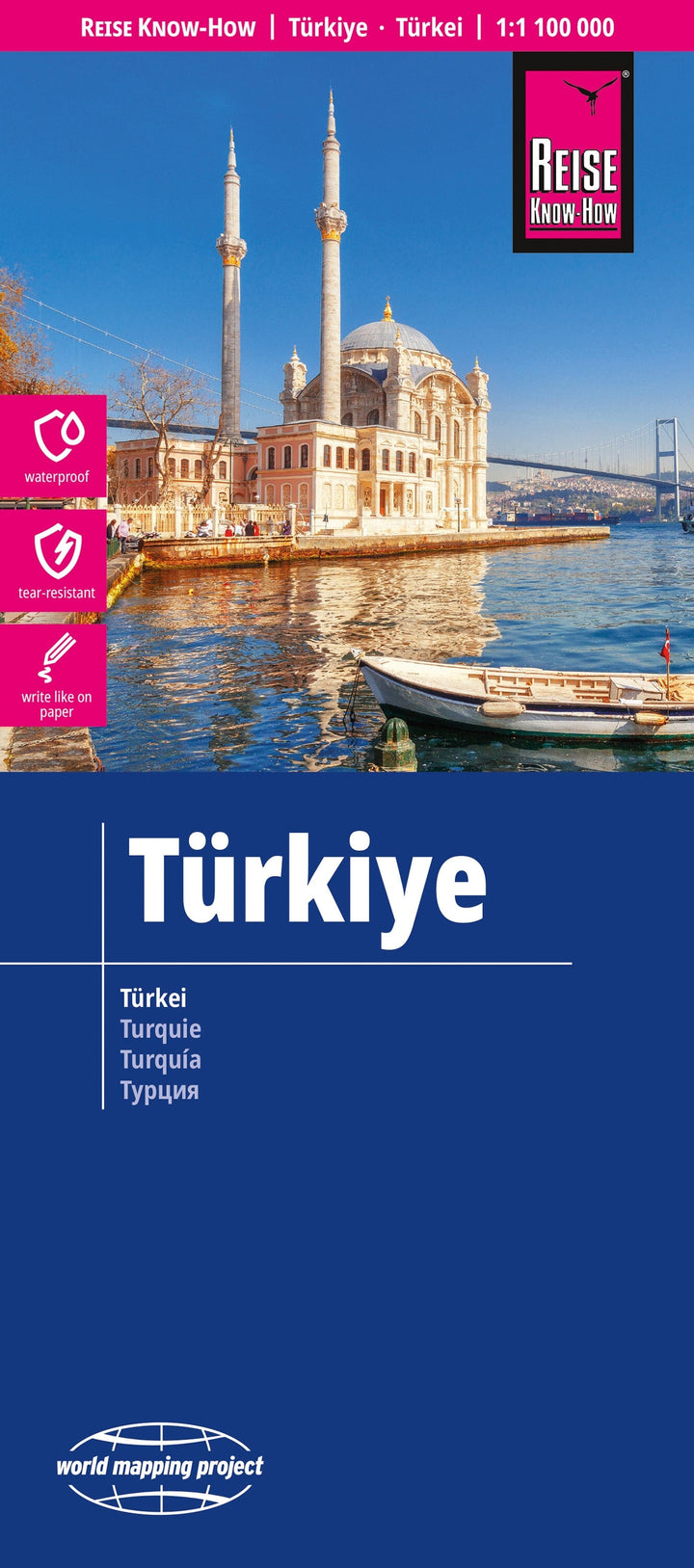 Carte routière de la Turquie | Reise Know How carte routière Reise Know-How