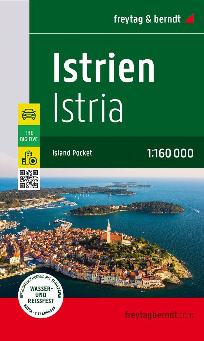 Carte routière de poche - Istrie | Freytag & Berndt carte pliée Freytag & Berndt 