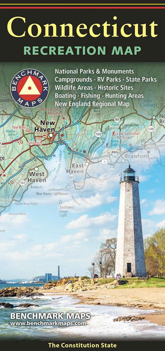 Carte routière du Connecticut | Benchmark Maps carte routière Benchmark Maps 