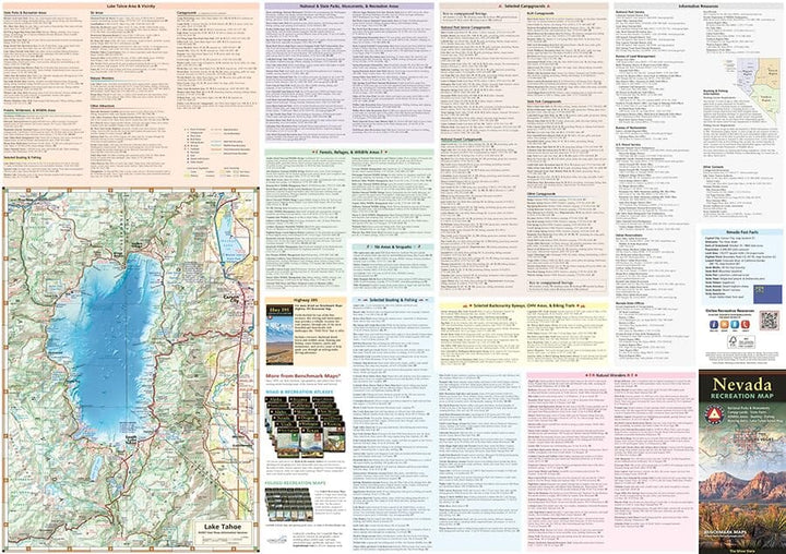 Carte routière du Nevada | Benchmark Maps carte routière Benchmark Maps 
