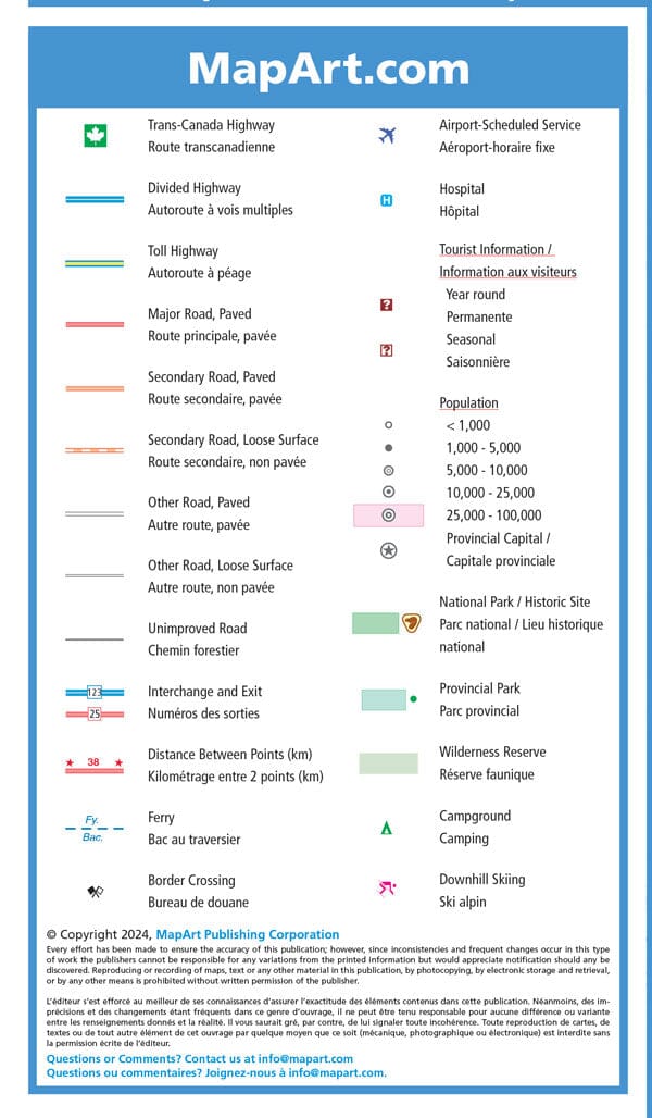 Carte routière du Nouveau-Brunswick | Canadian Cartographics Corporation carte routière Canadian Cartographics Corporation