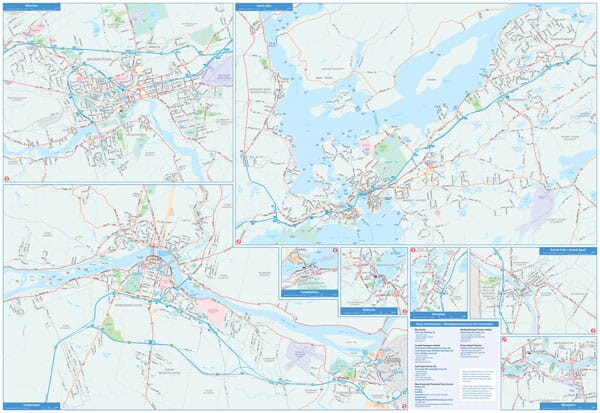 Carte routière du Nouveau-Brunswick | Canadian Cartographics Corporation carte routière Canadian Cartographics Corporation