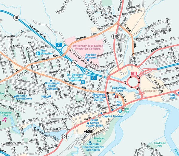 Carte routière du Nouveau-Brunswick | Canadian Cartographics Corporation carte routière Canadian Cartographics Corporation