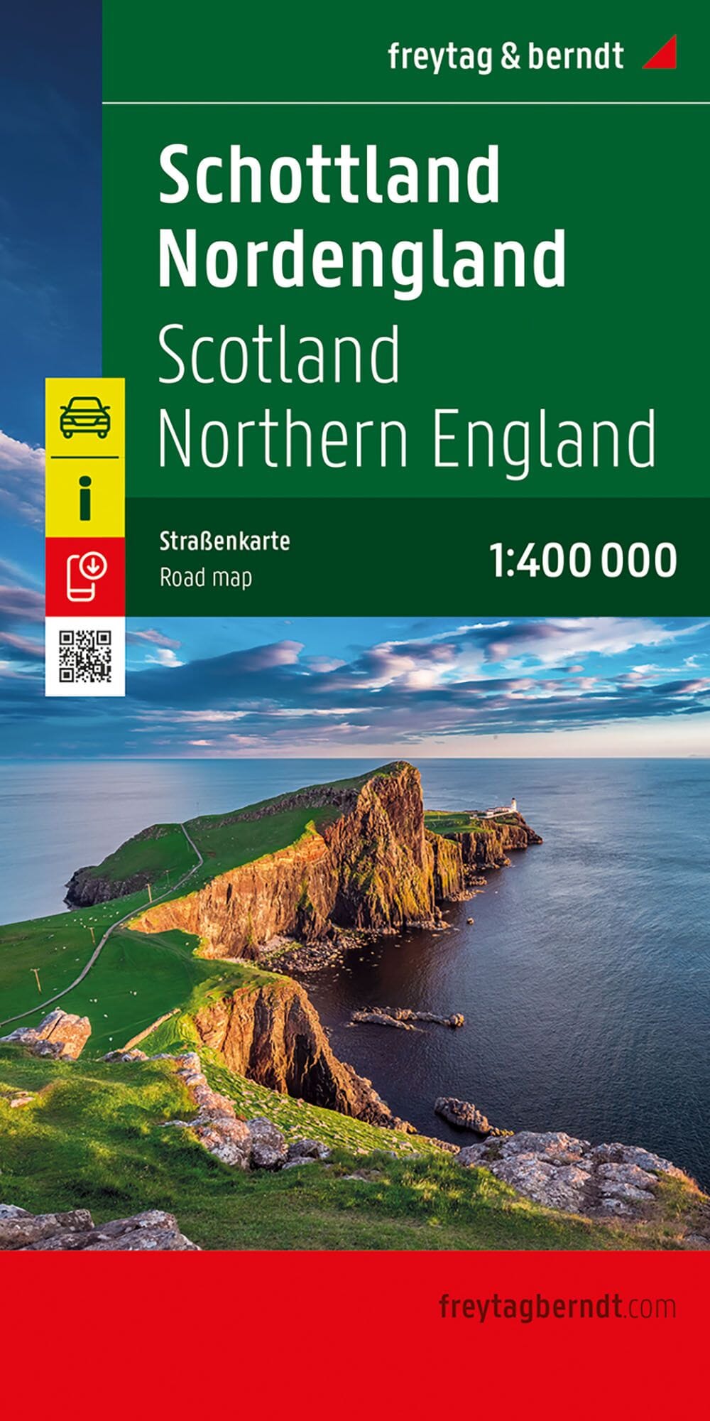 Carte routière - Ecosse & Angleterre du Nord | Freytag & Berndt carte routière Freytag & Berndt