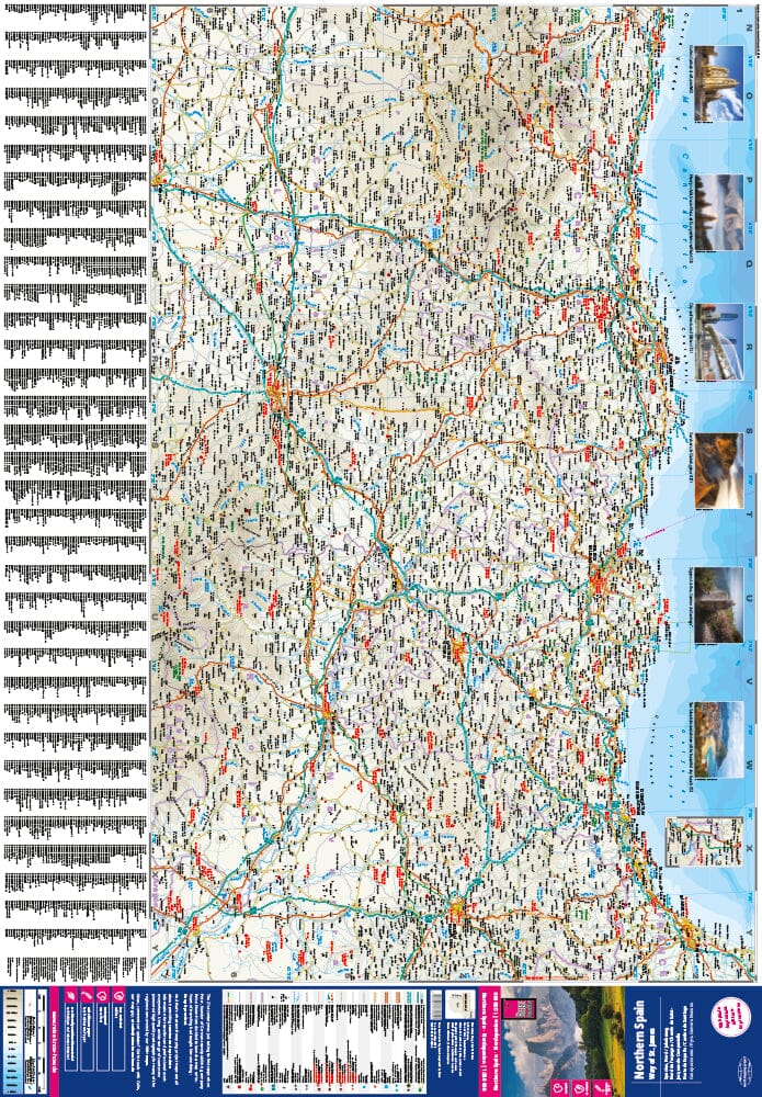 Carte routière - Espagne Nord : Chemin de St Jacques de Compostelle | Reise Know How carte routière Reise Know-How