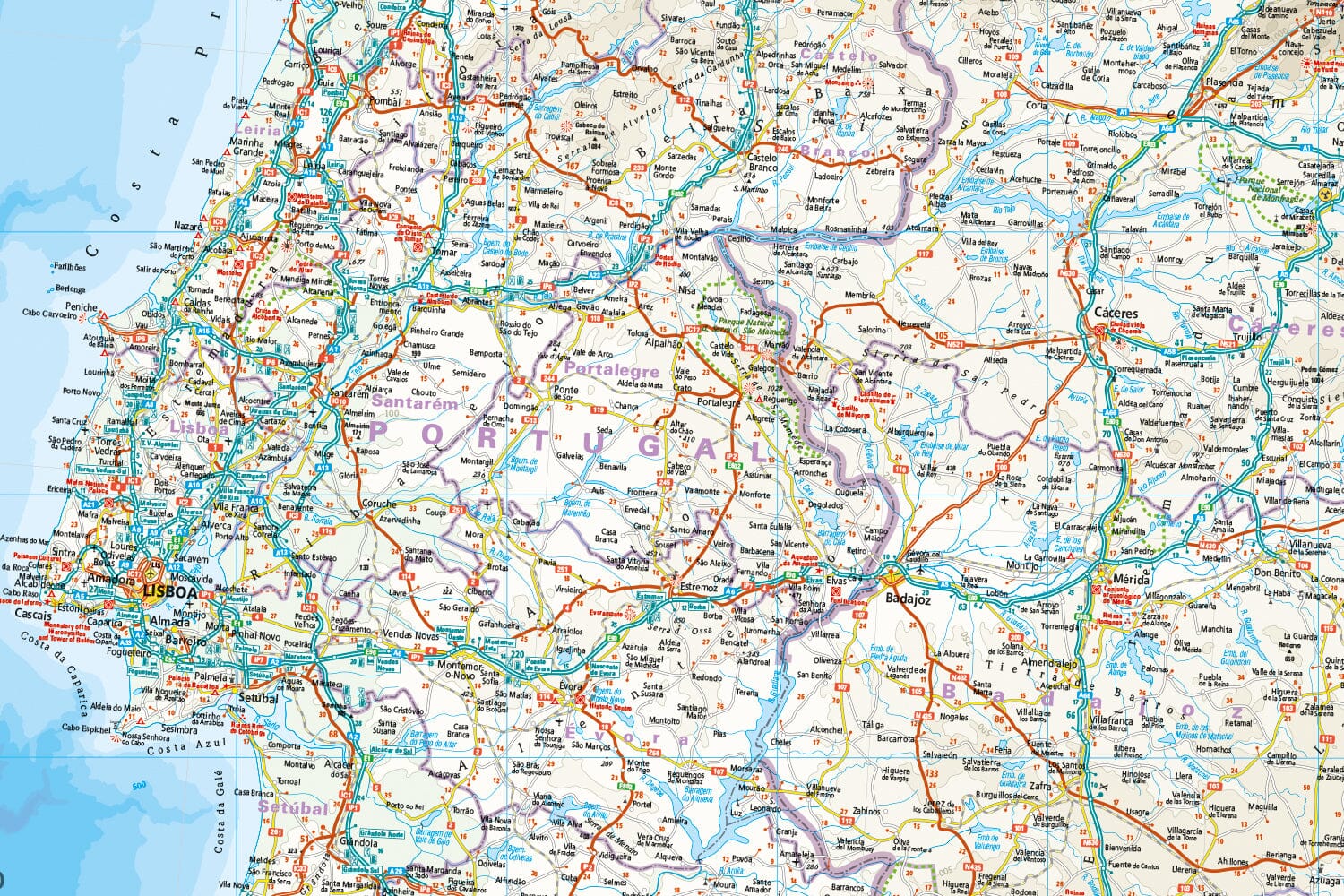 Carte routière - Espagne & Portugal | Reise Know How carte routière Reise Know-How