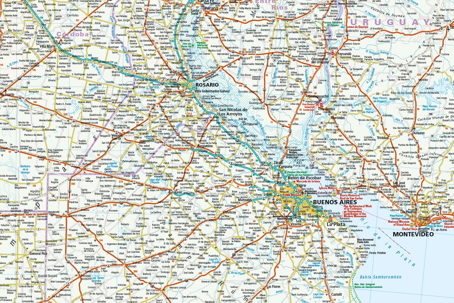 Carte routière et touristique - Argentine | Reise Know How carte routière Reise Know-How 