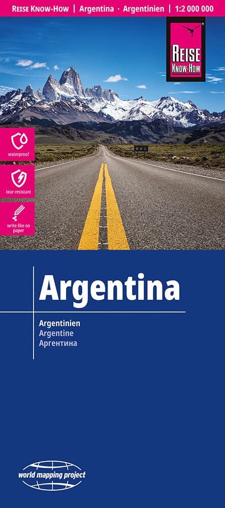 Carte routière et touristique - Argentine | Reise Know How carte routière Reise Know-How 