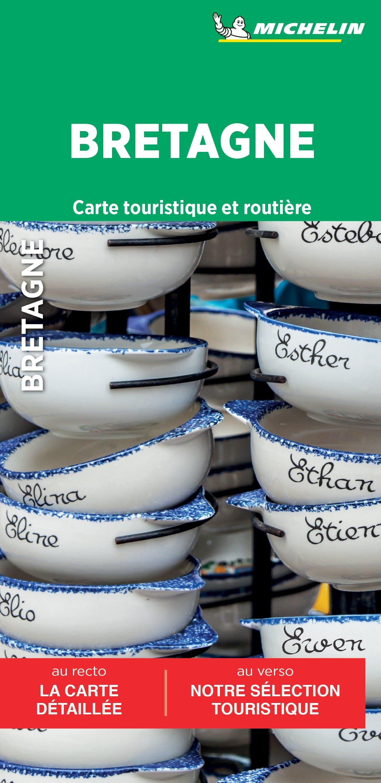 Carte routière et touristique - Bretagne | Michelin carte routière Michelin