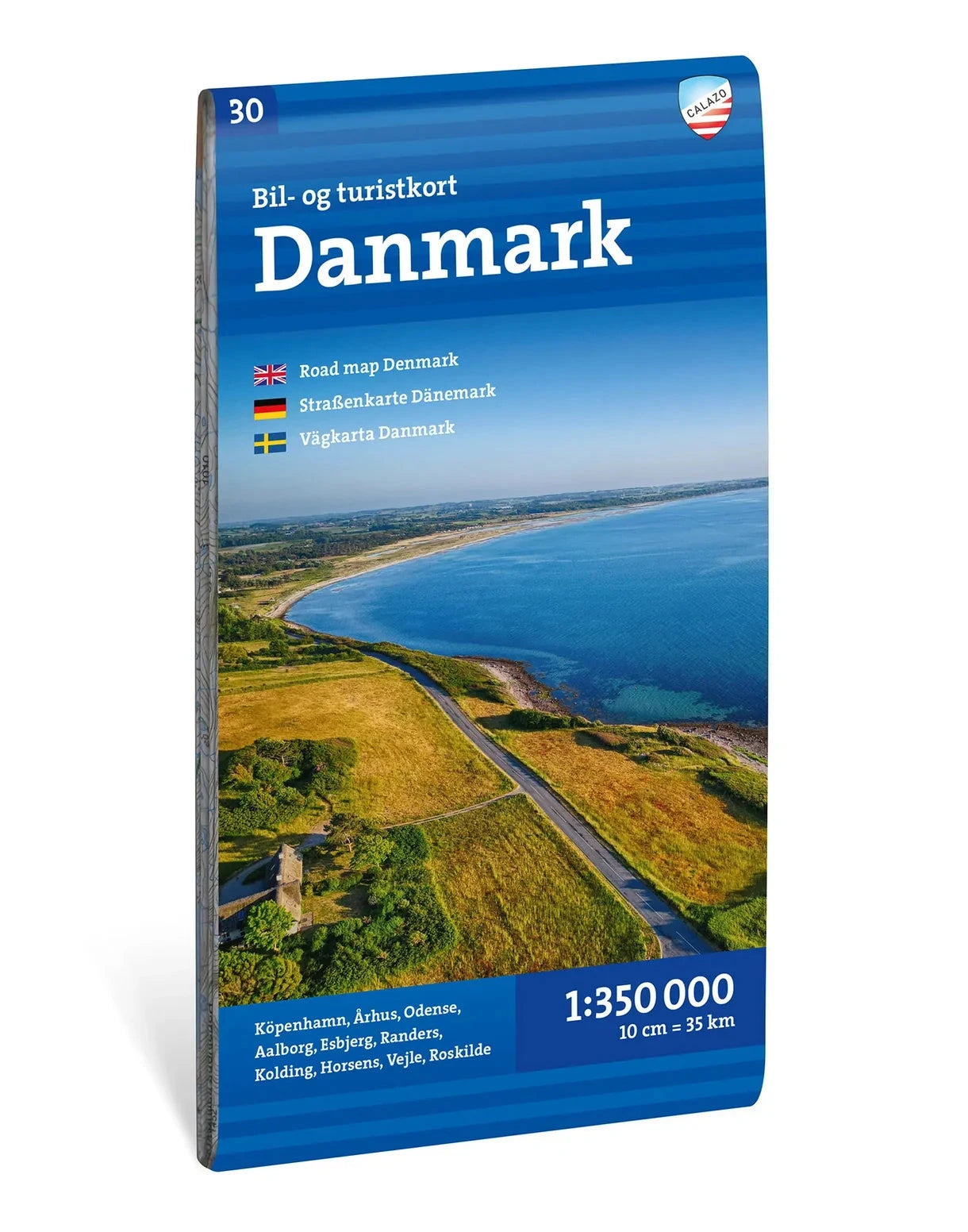 Carte routière et touristique - Danemark | Calazo carte routière Calazo 