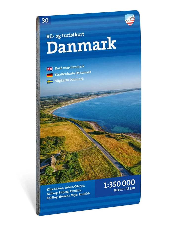 Carte routière et touristique - Danemark | Calazo carte routière Calazo 