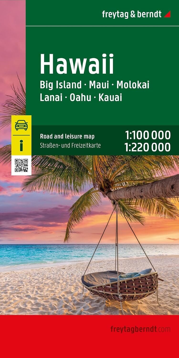 Carte routière et touristique d’Hawaï | Freytag & Berndt carte routière Freytag & Berndt 