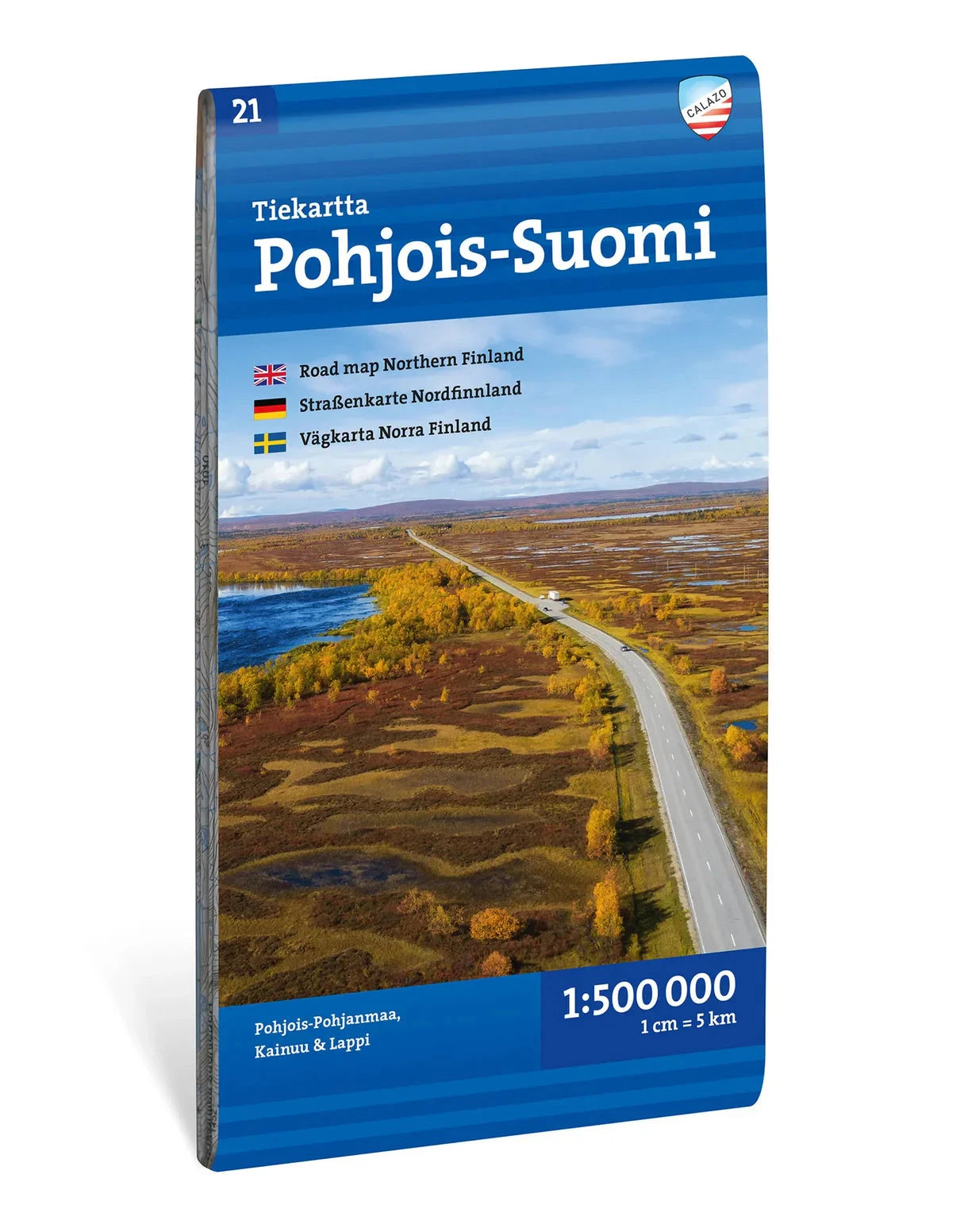 Carte routière et touristique - Finlande Nord | Calazo carte routière Calazo 