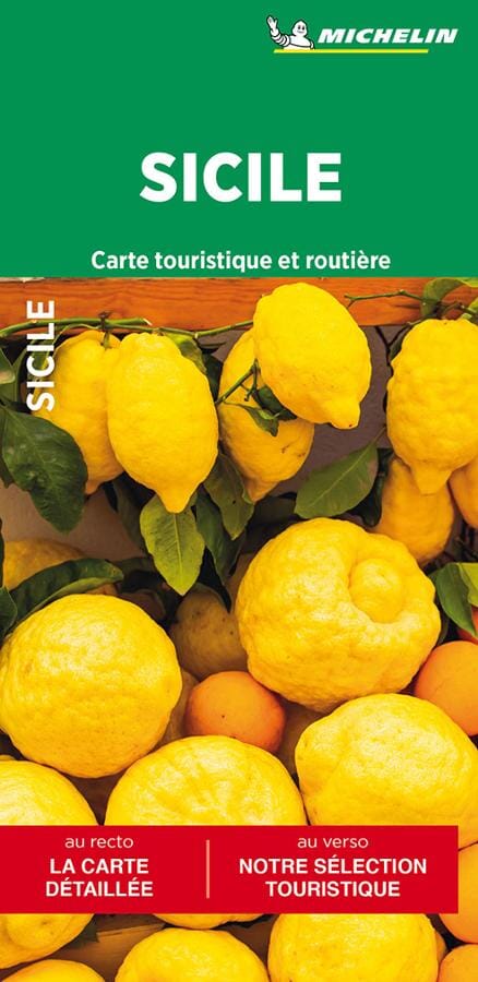 Carte routière et touristique - Sicile | Michelin carte routière Michelin