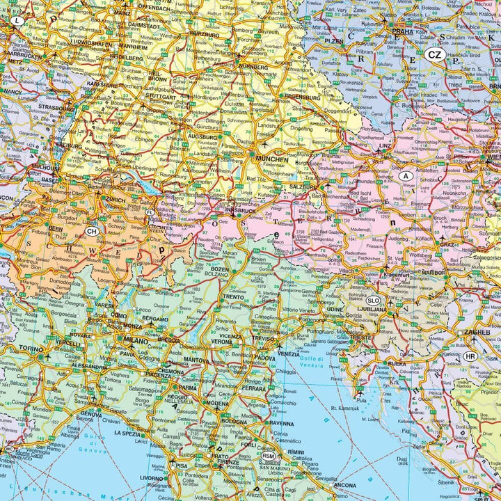 Carte routière - Europe politique | Freytag & Berndt carte routière Freytag & Berndt 