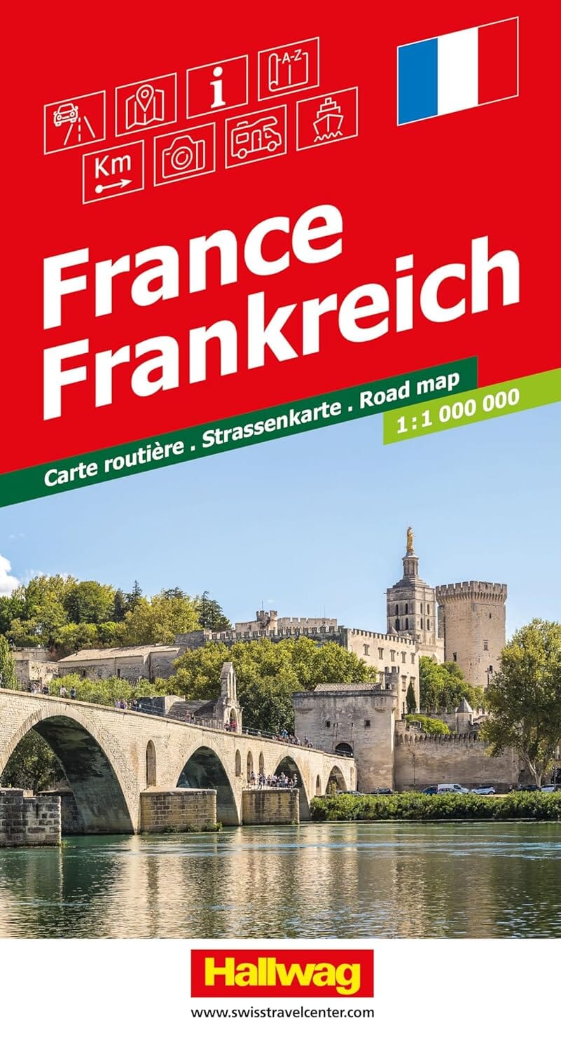 Carte routière - France | Hallwag carte routière Hallwag Kümmerly-Frey 