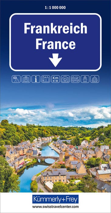 Carte routière - France | Kümmerly & Frey carte routière Kümmerly & Frey