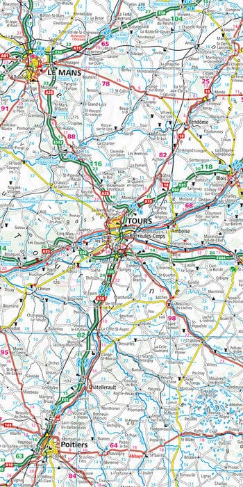 Carte routière - France | Kümmerly & Frey carte pliée Kümmerly & Frey 