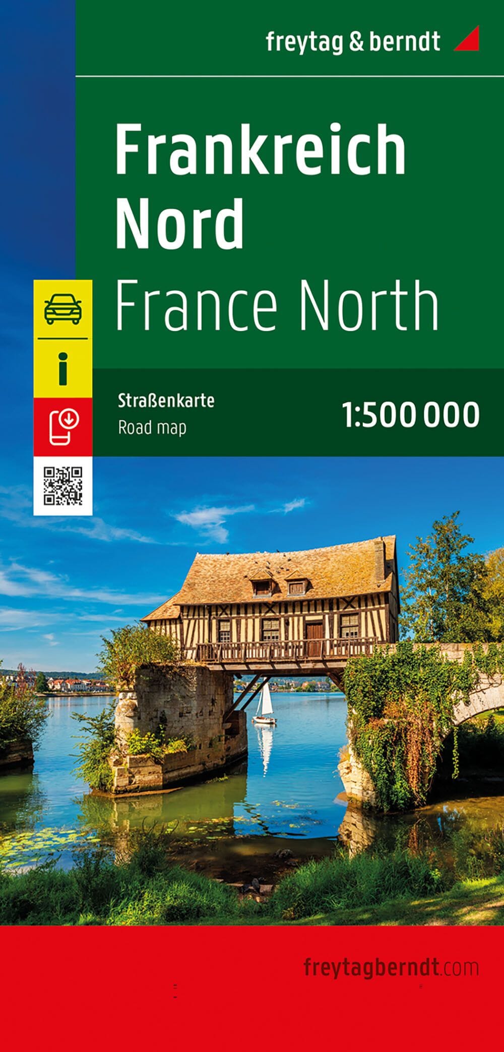 Carte routière - France Nord | Freytag & Berndt carte routière Freytag & Berndt