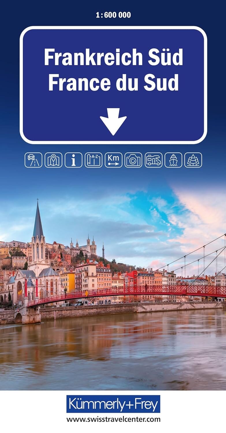 Carte routière - France Sud | Kümmerly & Frey carte routière Kümmerly & Frey 