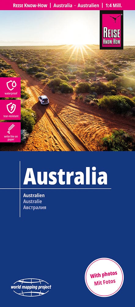 Carte routière générale de l'Australie | Reise Know How carte routière Reise Know-How 