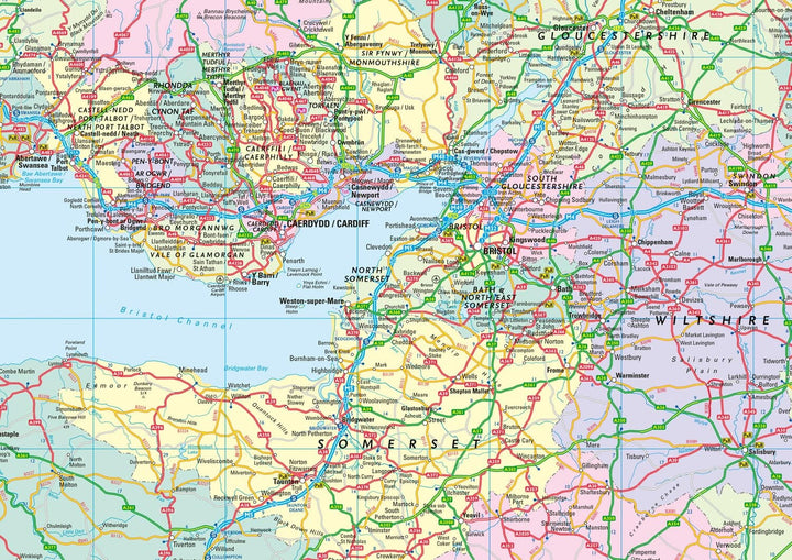 Carte routière - Grande Bretagne 2027 | Collins carte routière Collins 