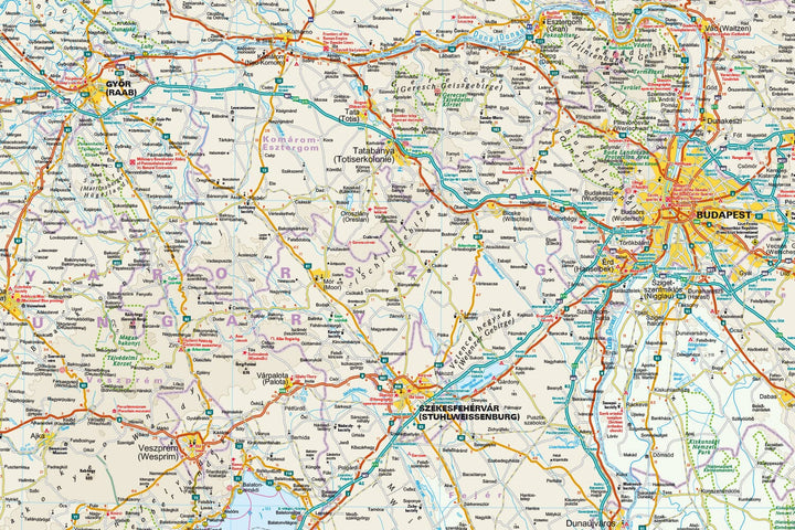 Carte routière - Hongrie | Reise Know How carte routière Reise Know-How 