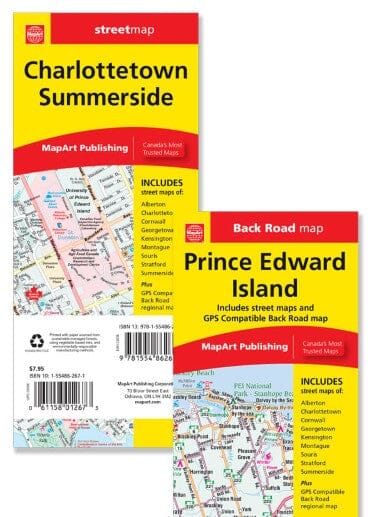 Carte routière - Île-du-Prince-Édouard | Canadian Cartographics Corporation carte pliée Canadian Cartographics Corporation 