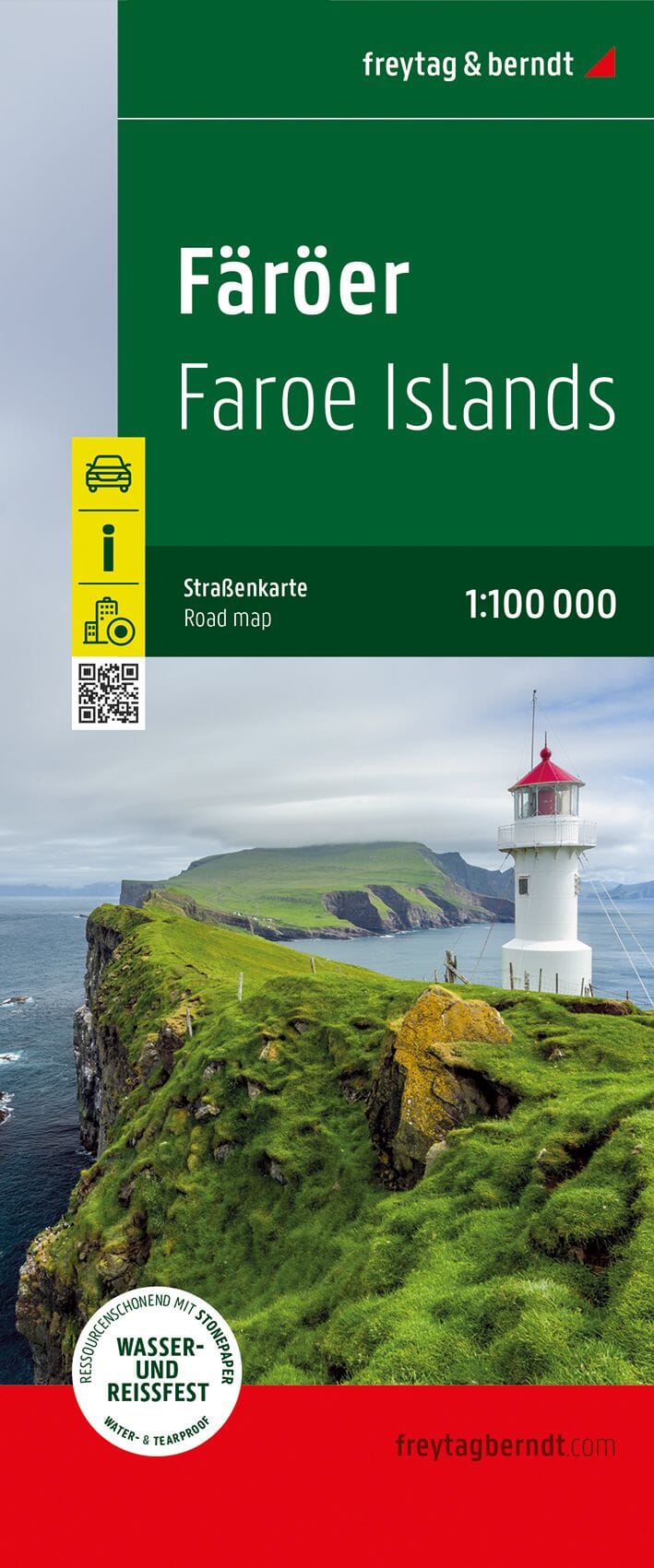 Carte routière - Iles Féroé | Freytag & Berndt carte pliée Freytag & Berndt 