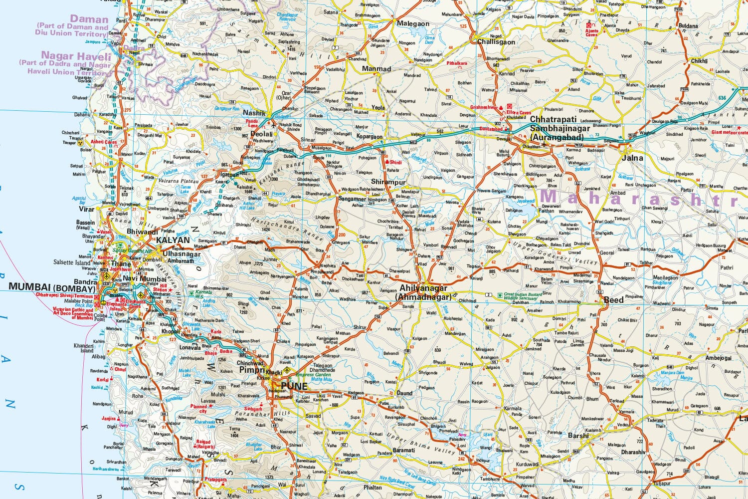 Carte routière - Inde Sud | Reise Know How carte routière Reise Know-How