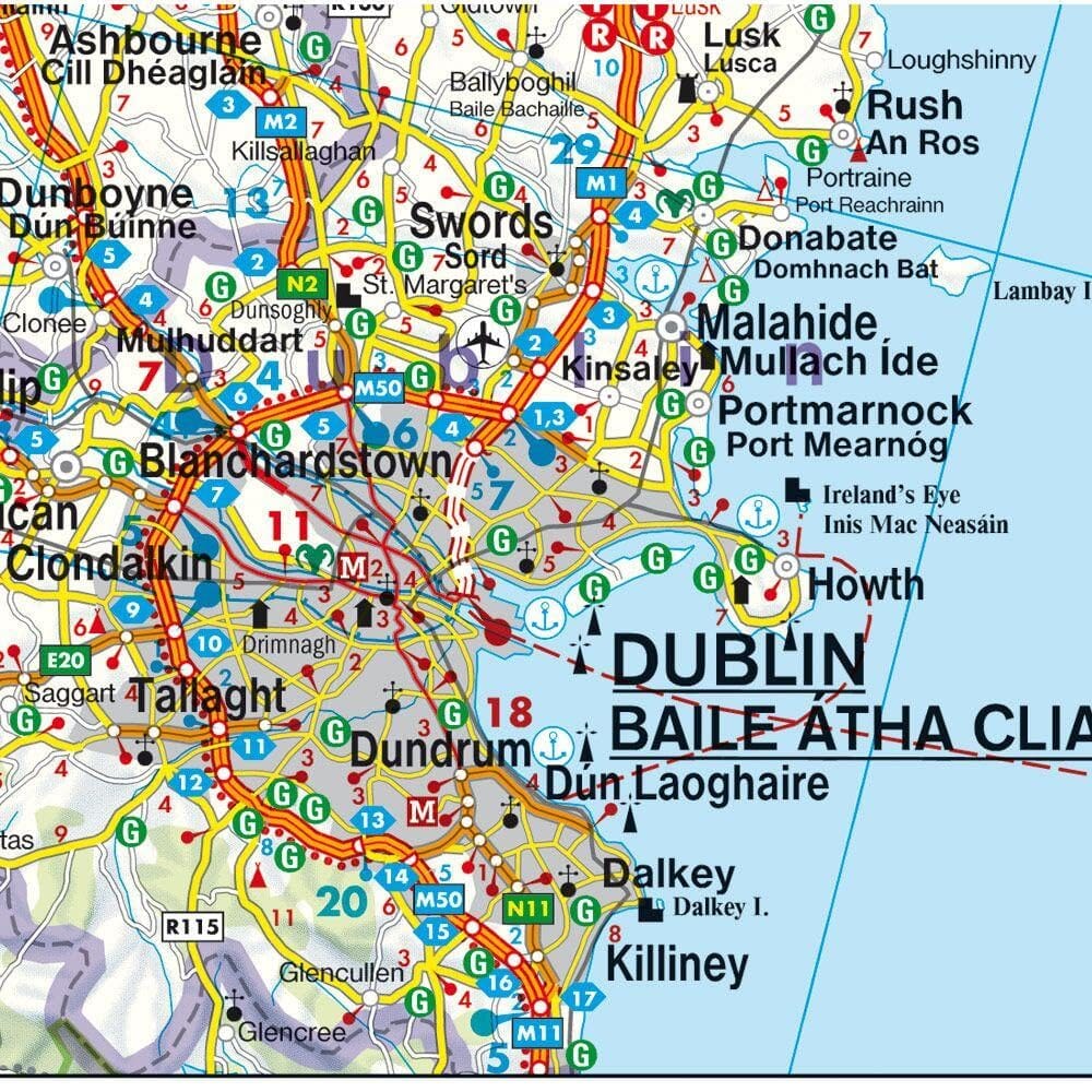Carte routière - Irlande | Freytag & Berndt carte routière Freytag & Berndt 