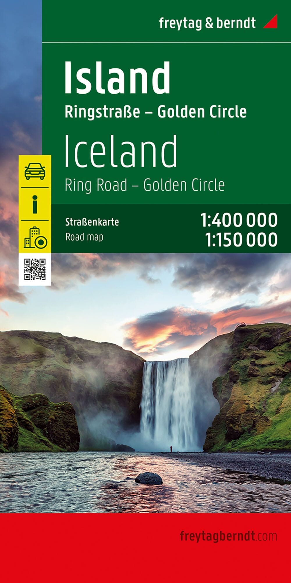 Carte routière - Islande & Golden Circle (impression recto) | Freytag & Berndt carte routière Freytag & Berndt