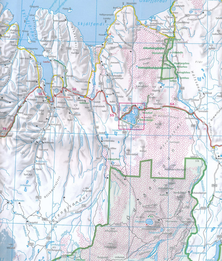 Carte routière - Islande | Kümmerly & Frey carte routière Kümmerly & Frey 