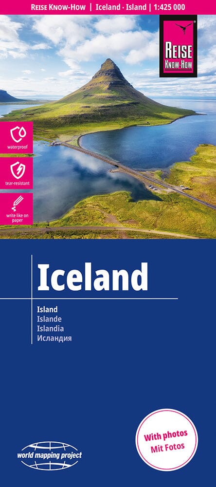 Carte routière - Islande | Reise Know How carte de voyage Reise Know-How 