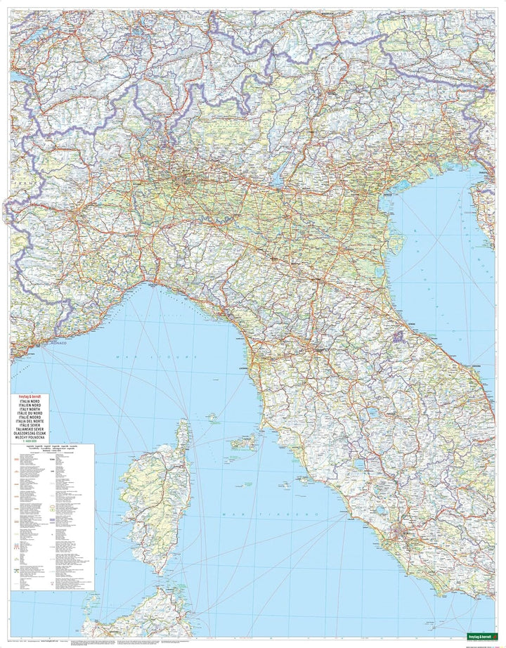 Carte routière - Italie au 1/600 000 | Freytag & Berndt carte routière Freytag & Berndt 