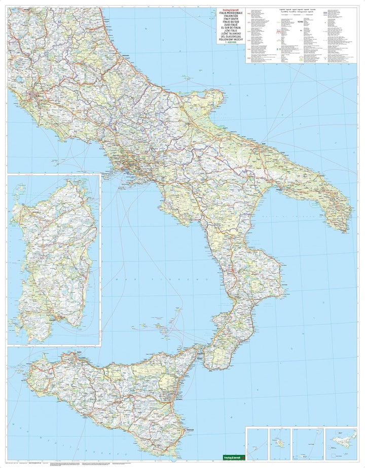 Carte routière - Italie au 1/600 000 | Freytag & Berndt carte routière Freytag & Berndt 
