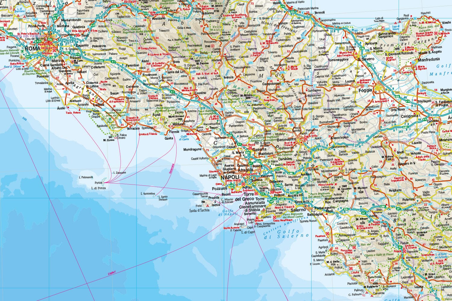 Carte routière - Italie | Reise Know How carte routière Reise Know-How