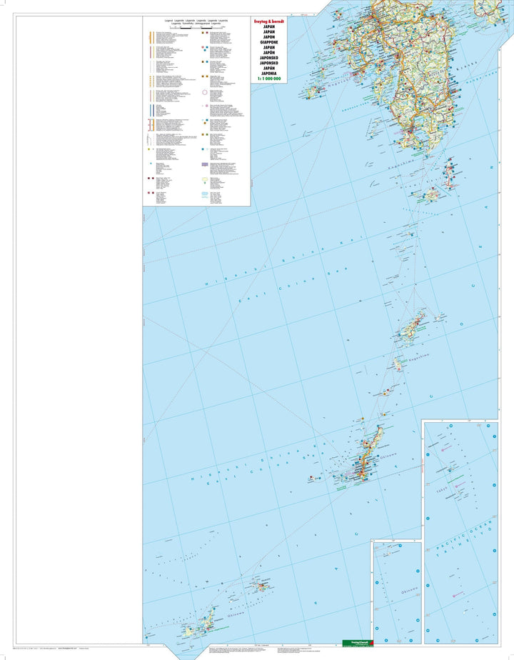 Carte routière - Japon | Freytag & Berndt carte routière Freytag & Berndt 