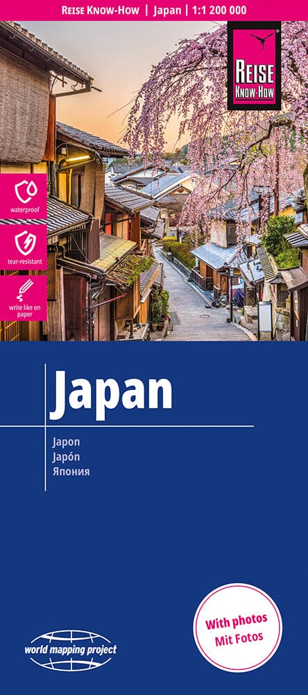 Carte routière - Japon | Reise Know How carte de voyage Reise Know-How 