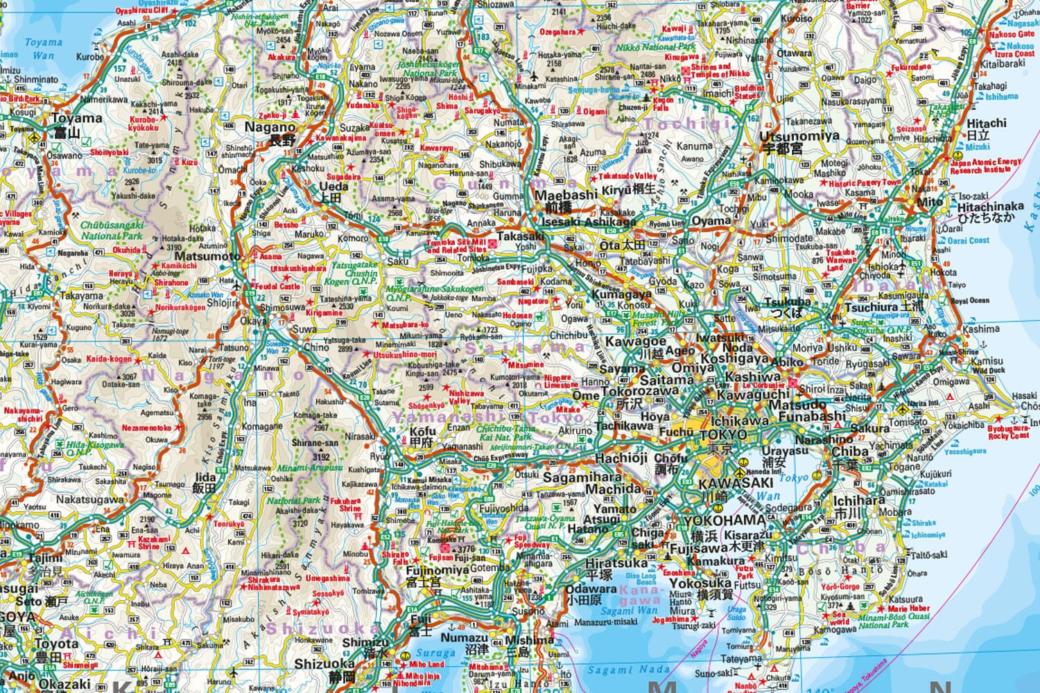Carte routière - Japon | Reise Know How carte routière Reise Know-How